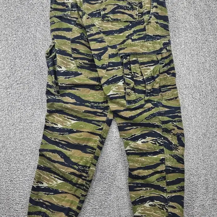 [BUNJANG] Propper Tiger Camo BDU Double Knee Cargo Pants (31" Estimated) / 프로퍼 타이거카모 카고 더블니 BDU 팬츠 (31"추정) / 11878
