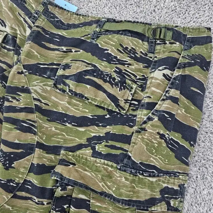 [BUNJANG] Propper Tiger Camo BDU Double Knee Cargo Pants (31" Estimated) / 프로퍼 타이거카모 카고 더블니 BDU 팬츠 (31"추정) / 11878