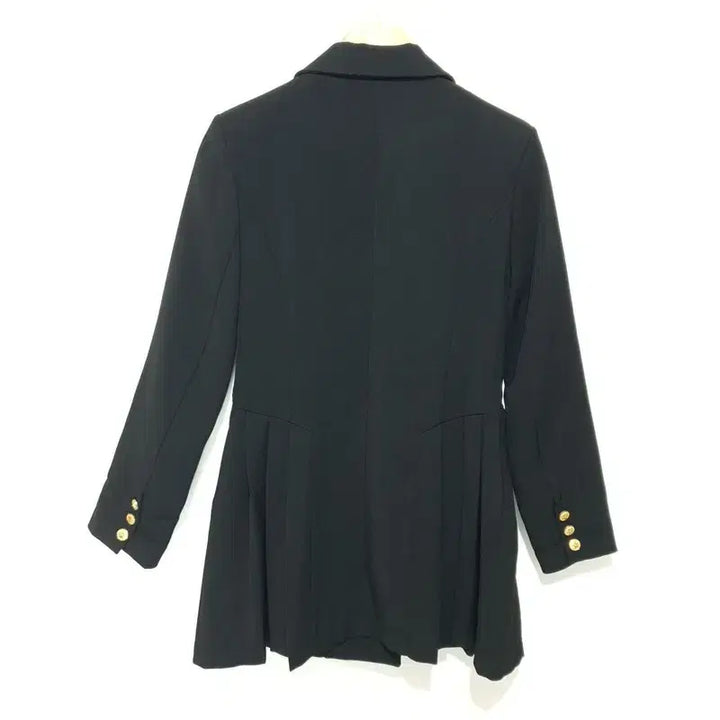 [BUNJANG] Pleated Coat Dress M / 플리츠 코트형 원피스 M_M2035