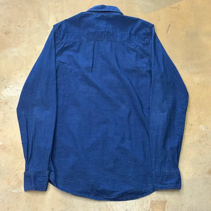 [BUNJANG] A.P.C. x Carhartt Two Pocket Navy Shirt / XS 아페세x칼하트 투포켓 네이비 셔츠