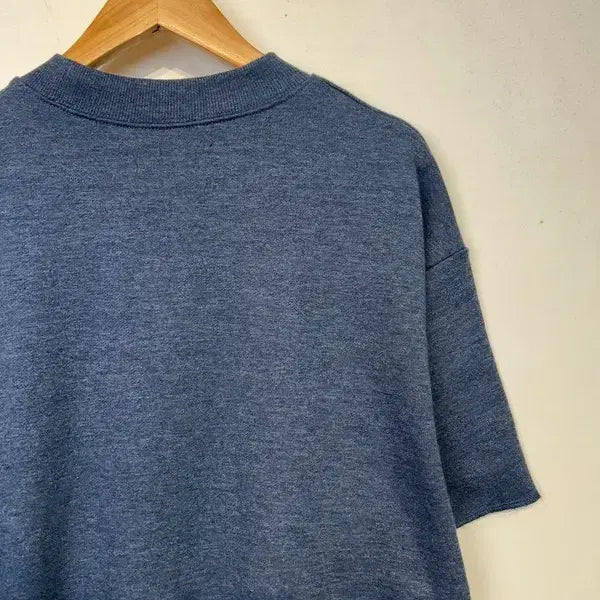 [SOLD OUT] 미디움 노앙 론리 러블리 반팔 스웨트 셔츠 티셔츠 블루