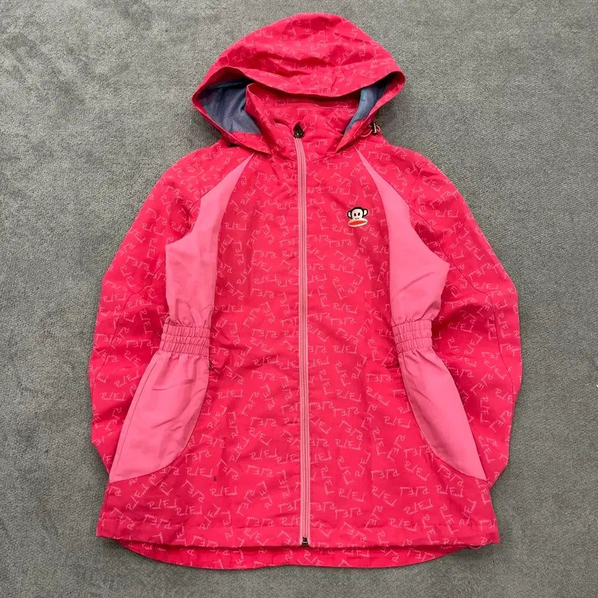 [BUNJANG] Paul Frank Pink Windbreaker Jacket / 90 폴프랭크 핑크 바람막이 점퍼