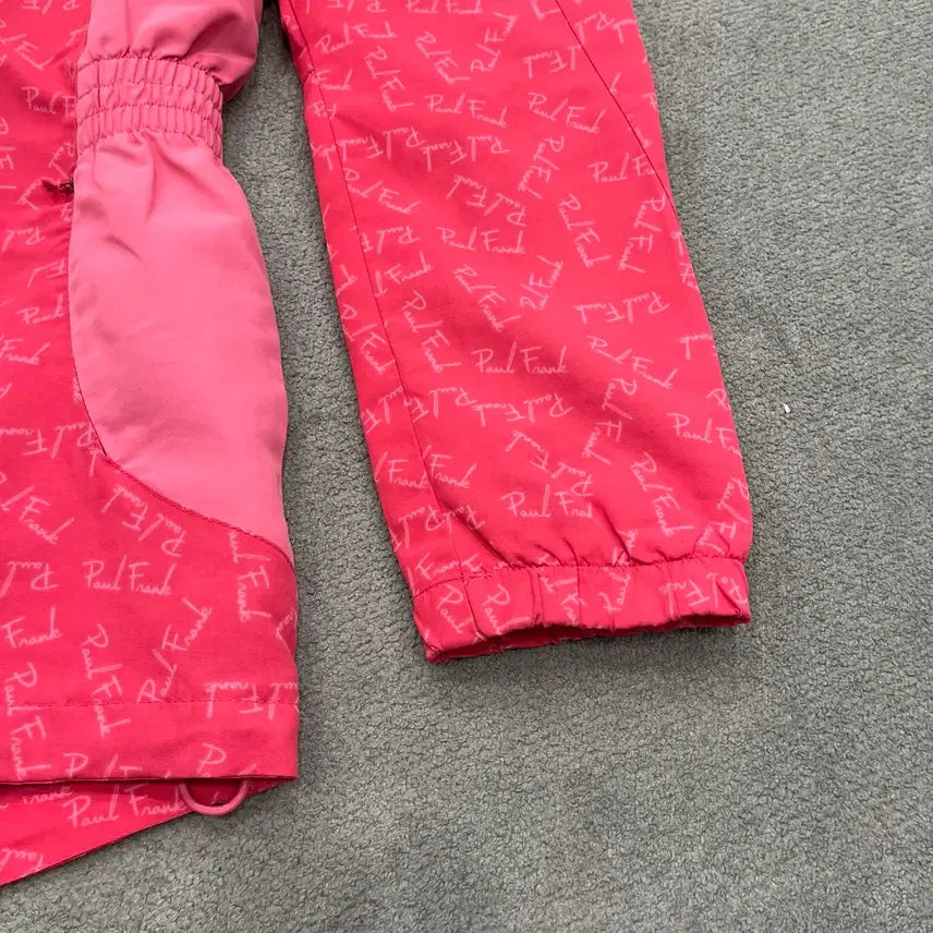 [BUNJANG] Paul Frank Pink Windbreaker Jacket / 90 폴프랭크 핑크 바람막이 점퍼