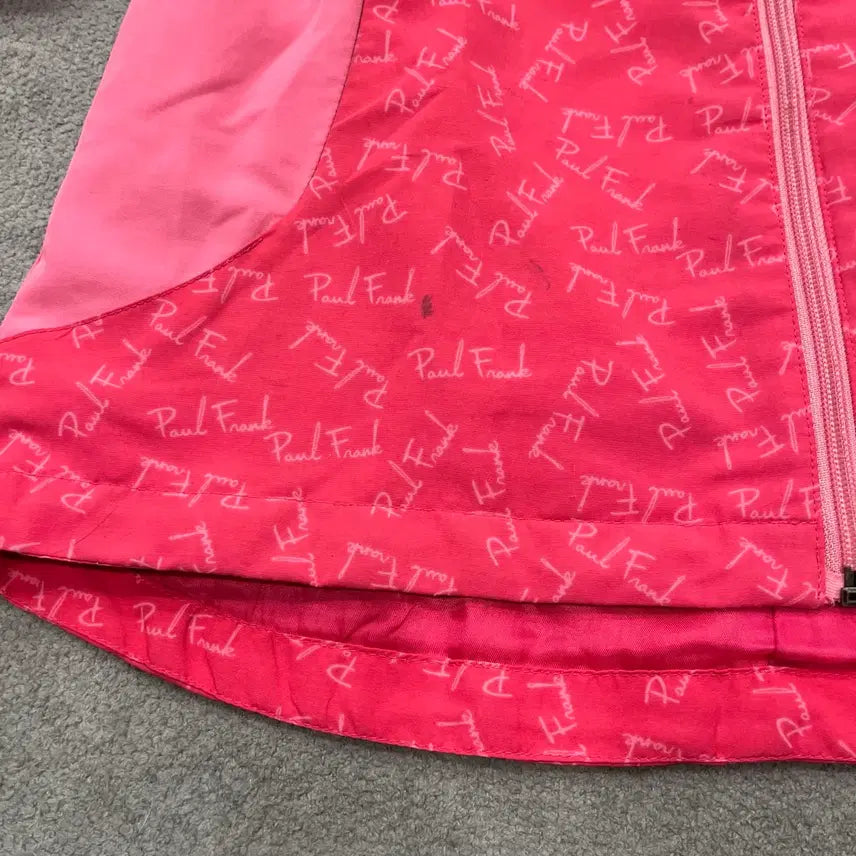 [BUNJANG] Paul Frank Pink Windbreaker Jacket / 90 폴프랭크 핑크 바람막이 점퍼