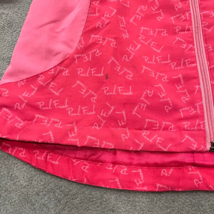 [BUNJANG] Paul Frank Pink Windbreaker Jacket / 90 폴프랭크 핑크 바람막이 점퍼