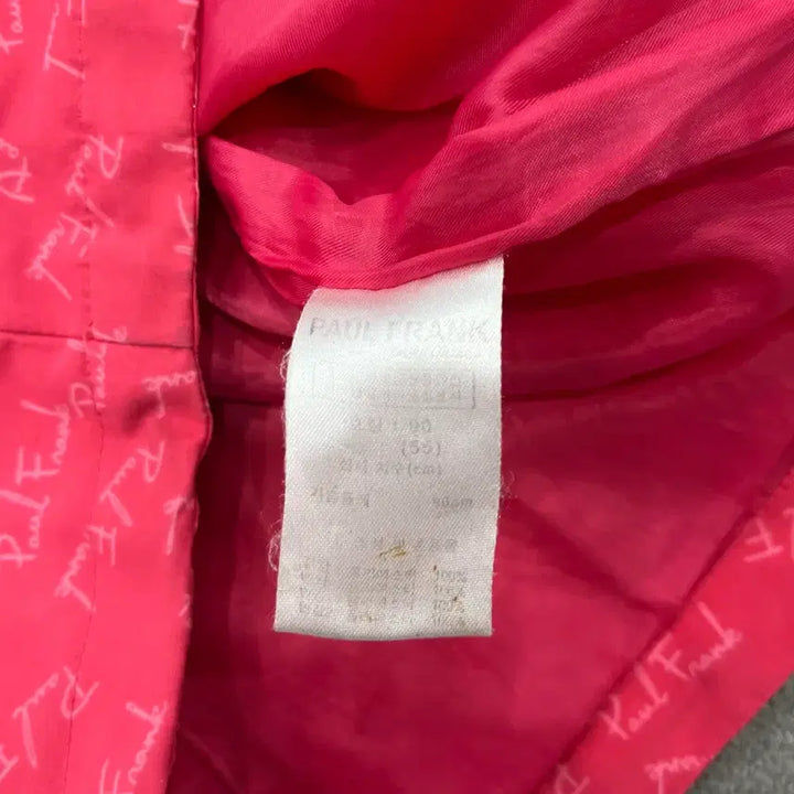 [BUNJANG] Paul Frank Pink Windbreaker Jacket / 90 폴프랭크 핑크 바람막이 점퍼
