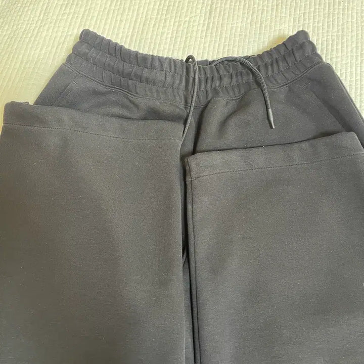 [SOLD OUT] 유니클로c스웨트와이드팬츠블랙s