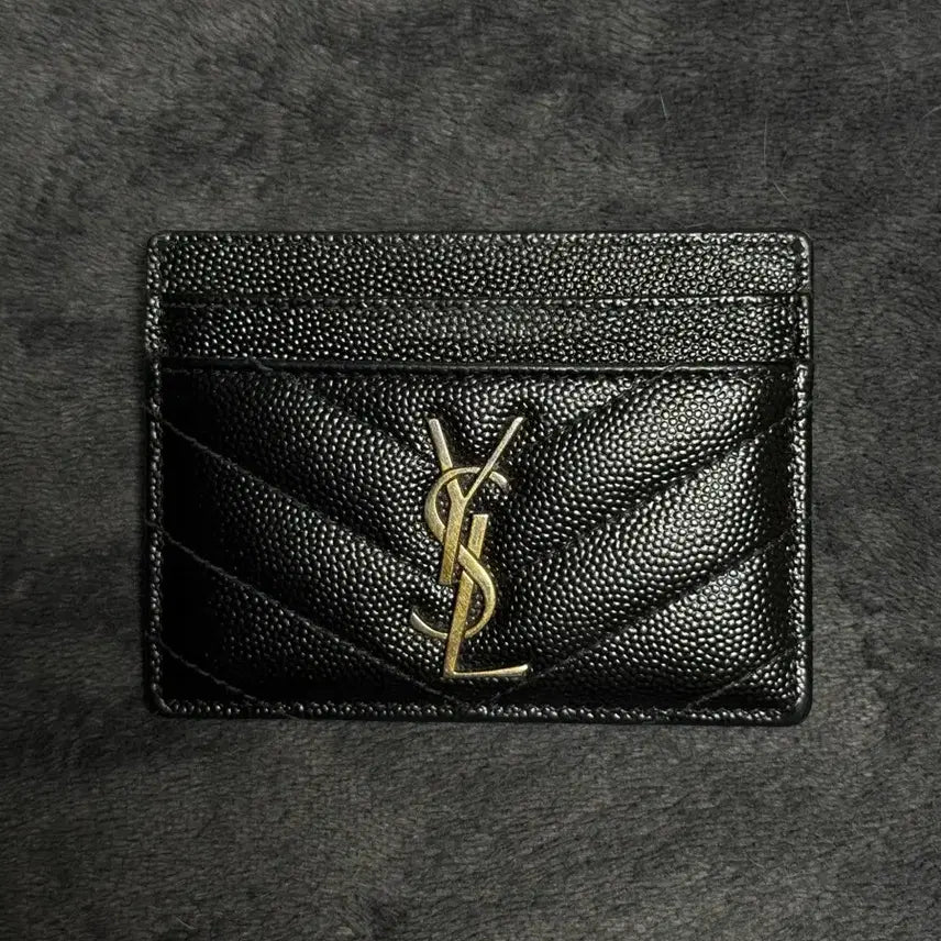 [SOLD OUT] 입생로랑 카드지갑 금장