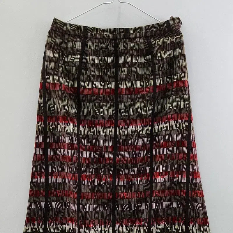 [BUNJANG] Bohemian Mori Girl Brown Long Skirt / 빈티지 보헤미안 모리걸 브라운 롱스커트