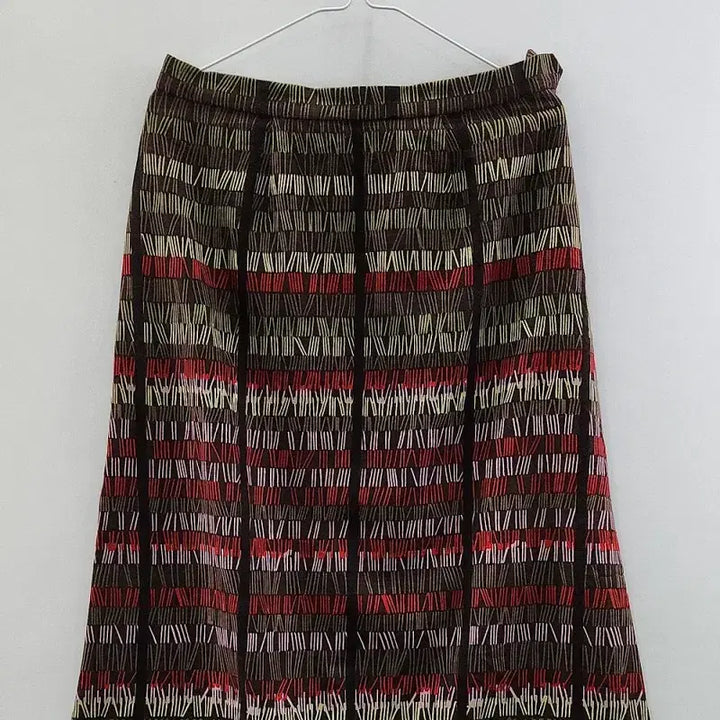 [BUNJANG] Bohemian Mori Girl Brown Long Skirt / 빈티지 보헤미안 모리걸 브라운 롱스커트