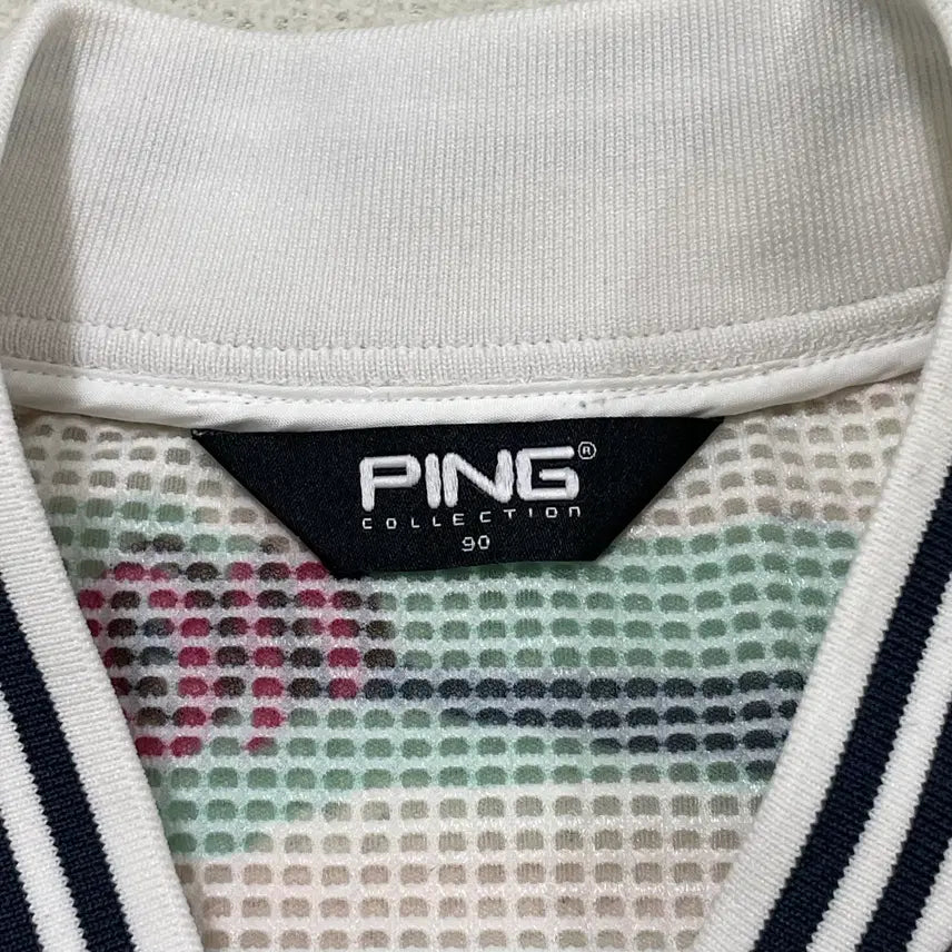 [BUNJANG] S PING Print Mesh Zip-up Jumper / S PING 프린트 매쉬 집업 점퍼 0417-2