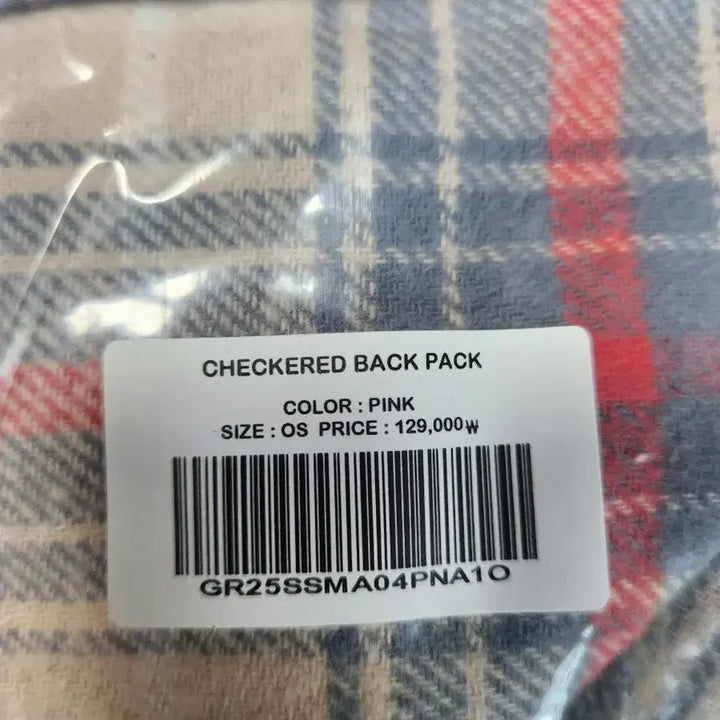 [BUNJANG] GRAILZ Checkered Backpack / 그레일즈 남성 여성 백팩 가방 새상품
