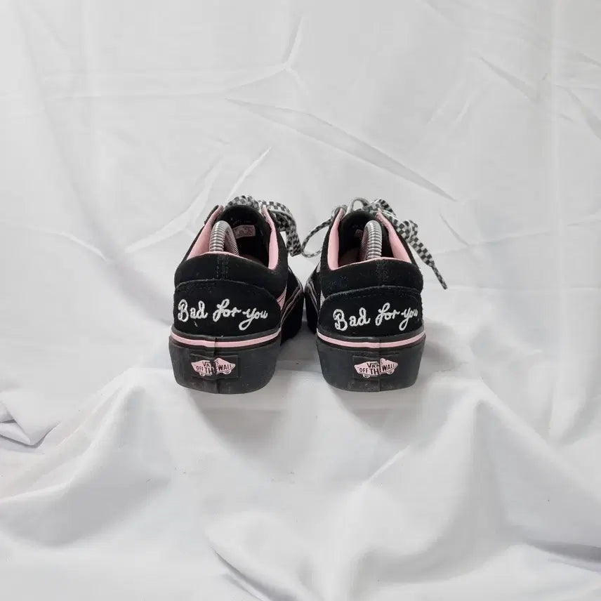 [BUNJANG] Vans x Lazy Oaf Old Skool Heart Platform Sneakers / 빈티지하서 230 반스 X 레이지 오프 올드스쿨 하트 플랫폼 스니커즈