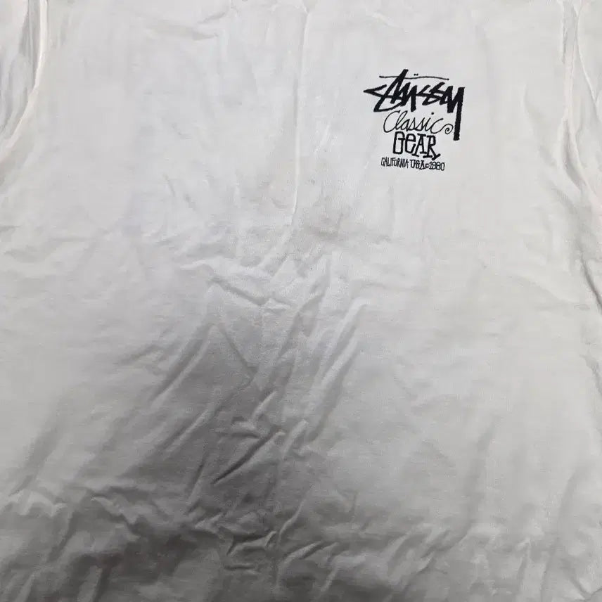 [SOLD OUT] 스투시 피그먼트 클래식 반팔 화이트 L 정품