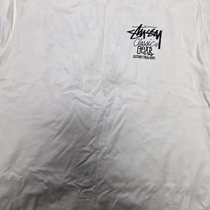 [SOLD OUT] 스투시 피그먼트 클래식 반팔 화이트 L 정품