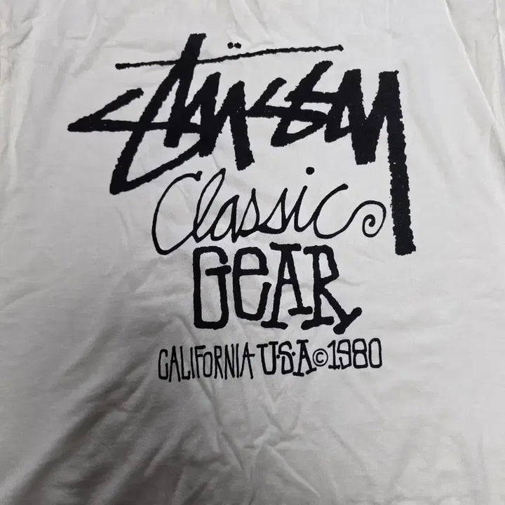 [SOLD OUT] 스투시 피그먼트 클래식 반팔 화이트 L 정품