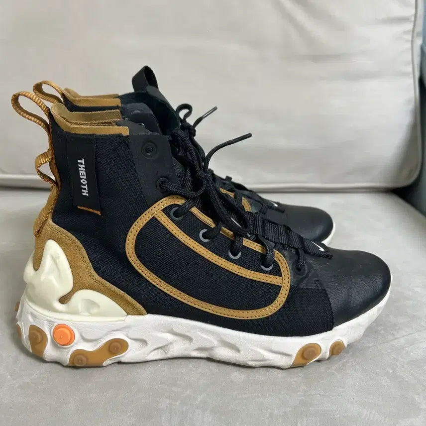 [BUNJANG] Nike THE10TH React Boots Black/Beige / 나이키 THE10TH 리액트 부츠 블랙/베이지