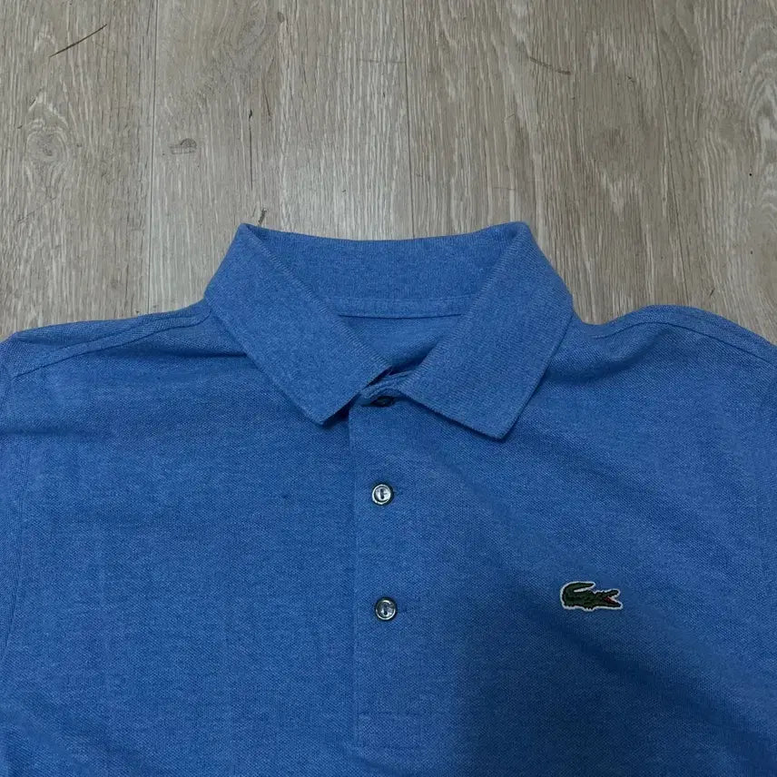 [SOLD OUT] 라코스테 자수 로고 반팔 PK 카라티 [블루] 4사이즈