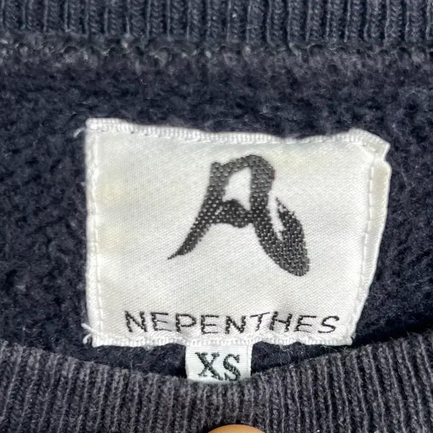 [BUNJANG] Nepenthes Painted Stripe Crew Neck Sweatshirt XS / 네펜데스 페인티드 스트라이프 크루넥 맨투맨 XS