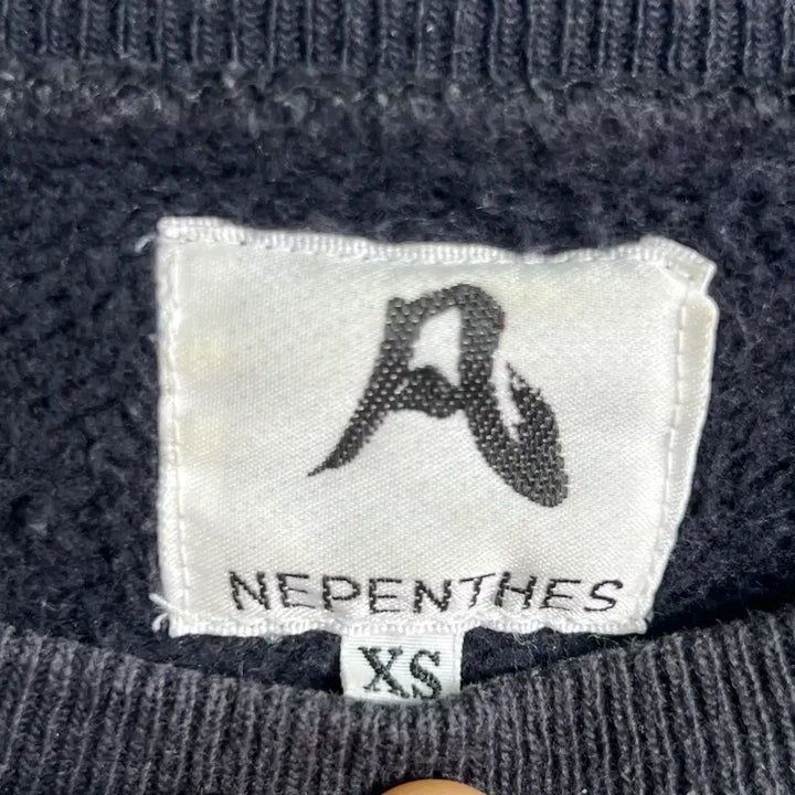 [BUNJANG] Nepenthes Painted Stripe Crew Neck Sweatshirt XS / 네펜데스 페인티드 스트라이프 크루넥 맨투맨 XS