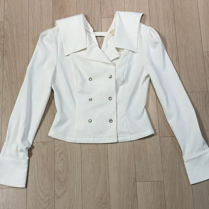 [BUNJANG] Flohm Glory Double Shirt (White, Size S) / 플로움 Glory Double Shirts
