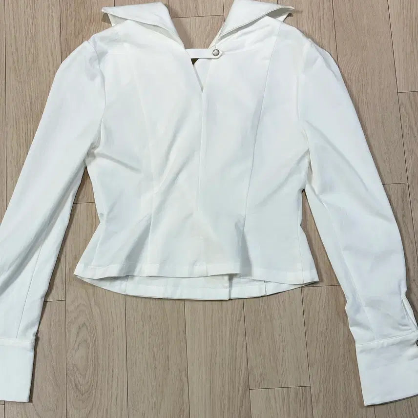 [BUNJANG] Flohm Glory Double Shirt (White, Size S) / 플로움 Glory Double Shirts