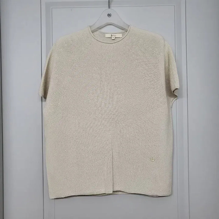 [BUNJANG] G-Studio Ivory Knit T-shirt / 지스튜디오  반팔 니트티 아이보리