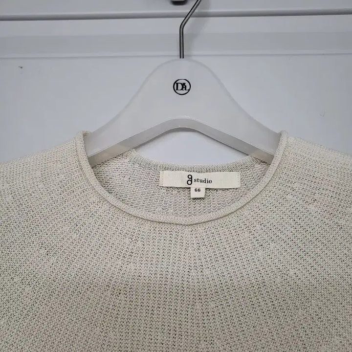 [BUNJANG] G-Studio Ivory Knit T-shirt / 지스튜디오  반팔 니트티 아이보리
