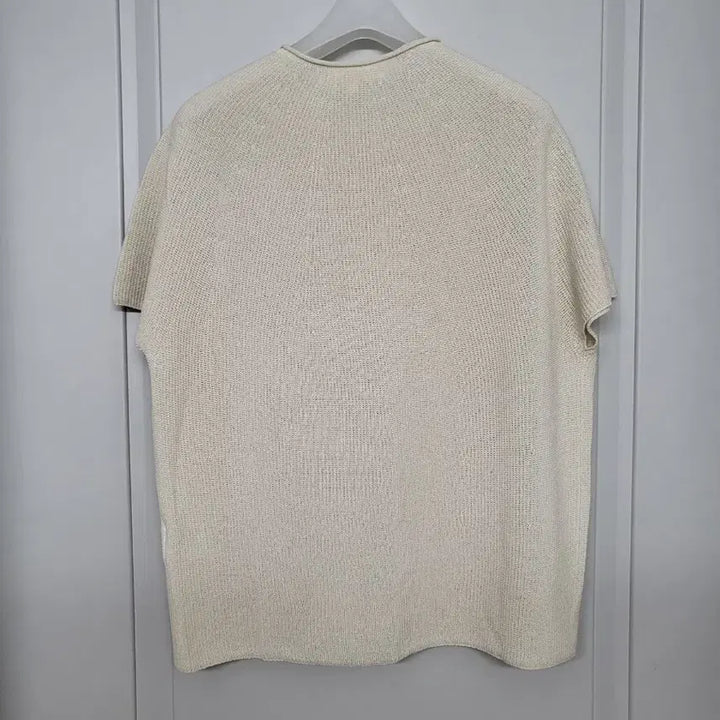 [BUNJANG] G-Studio Ivory Knit T-shirt / 지스튜디오  반팔 니트티 아이보리