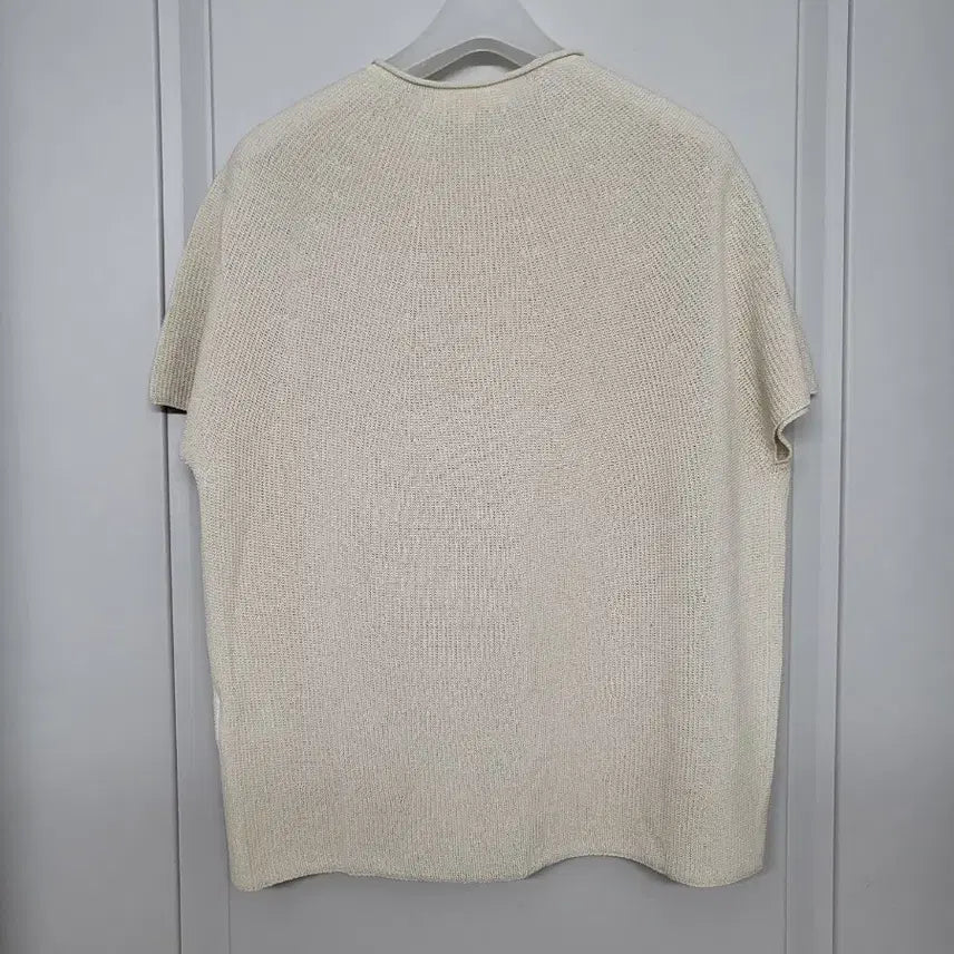 [BUNJANG] G-Studio Ivory Knit T-shirt / 지스튜디오  반팔 니트티 아이보리