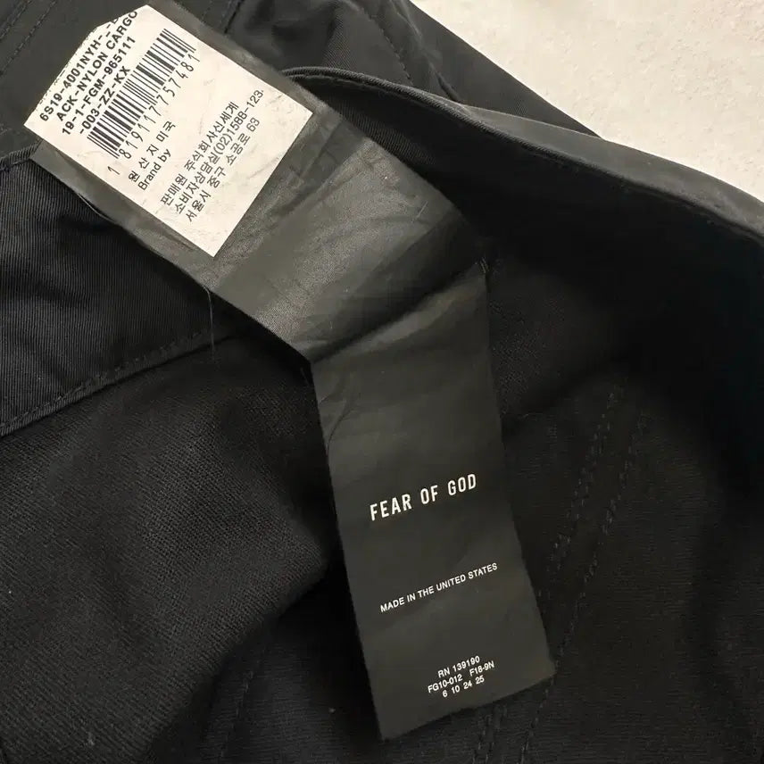 [SOLD OUT] (L)피어오브갓 6th 컬렉션 카고팬츠