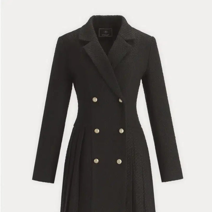 [BUNJANG] Attrangs Selen Double Pleated Tweed Dress (S) / (새제품) 아뜨랑스 셀렌 더블플리츠 트위드 원피스 s