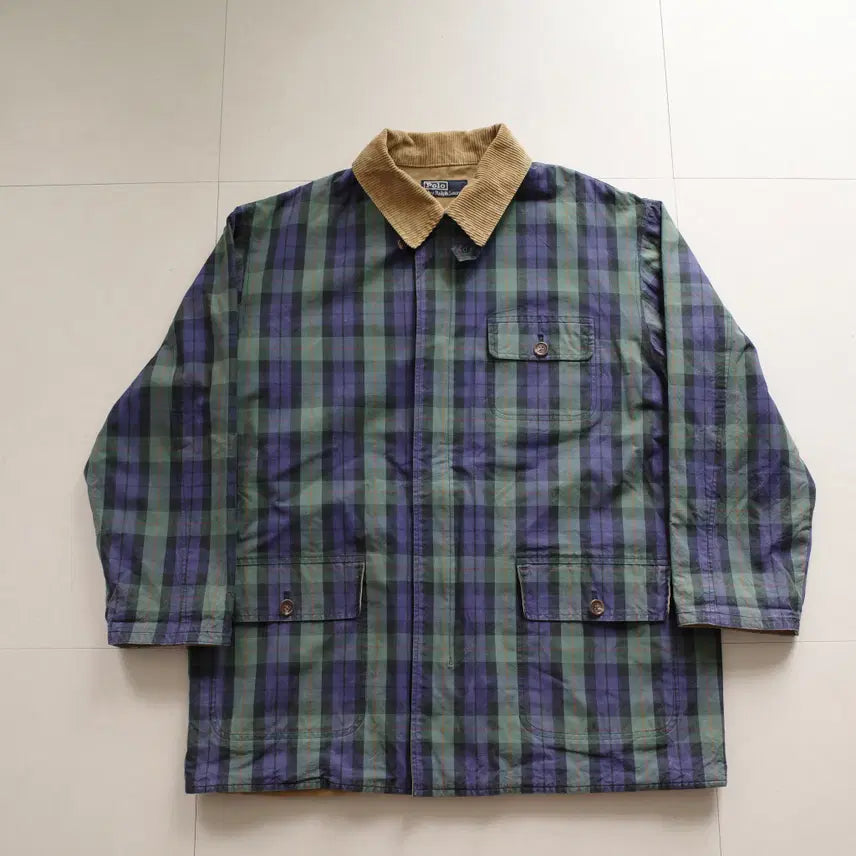 [SOLD OUT] 90s 빈티지 폴로 랄프로렌 블랙와치 체크 헌팅자켓