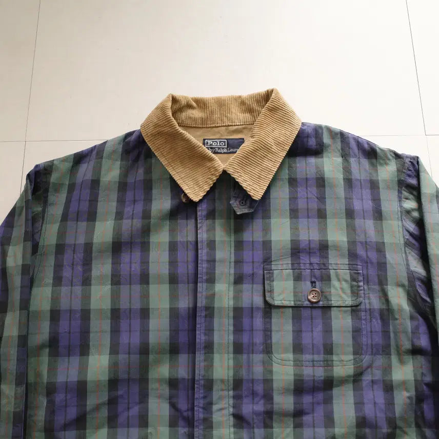 [SOLD OUT] 90s 빈티지 폴로 랄프로렌 블랙와치 체크 헌팅자켓