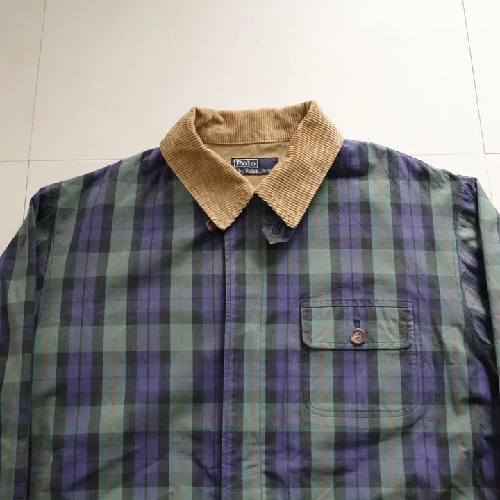 [SOLD OUT] 90s 빈티지 폴로 랄프로렌 블랙와치 체크 헌팅자켓