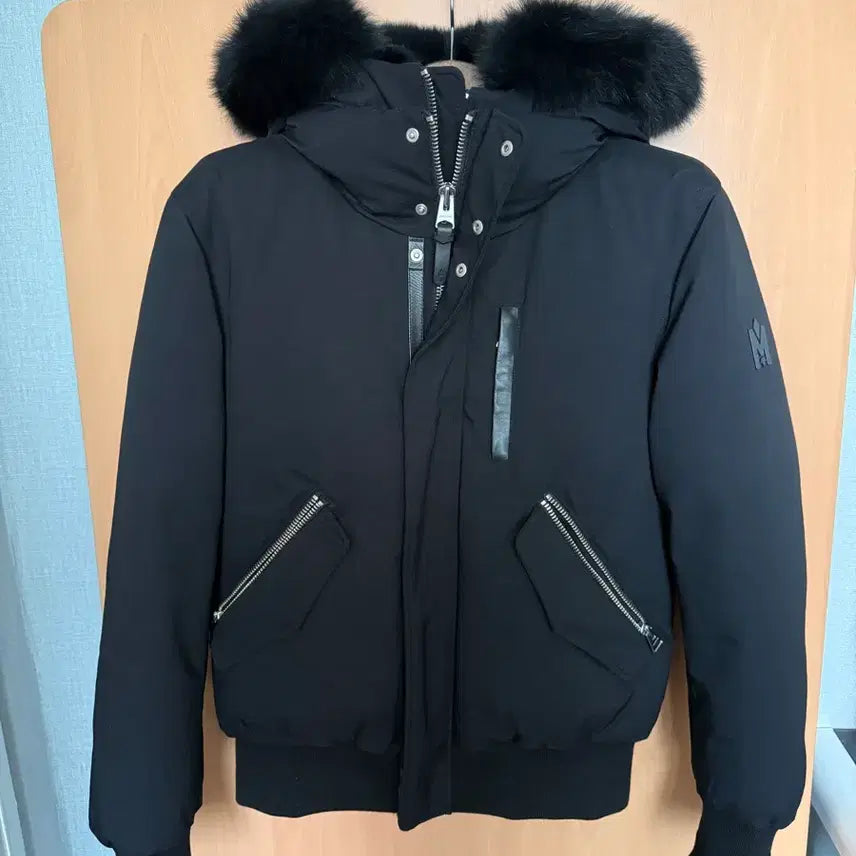 [BUNJANG] Mackage Dixon Two-in-One Black Bomber Padded Jacket / 맥카지 딕슨 투인원 블랙 봄버 패딩