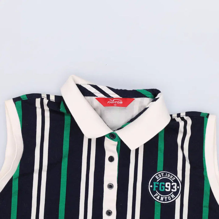 [BUNJANG] 100 Phantom Stripe Sleeveless Top / 100 팬텀 스트라이프 민소매 0417H1