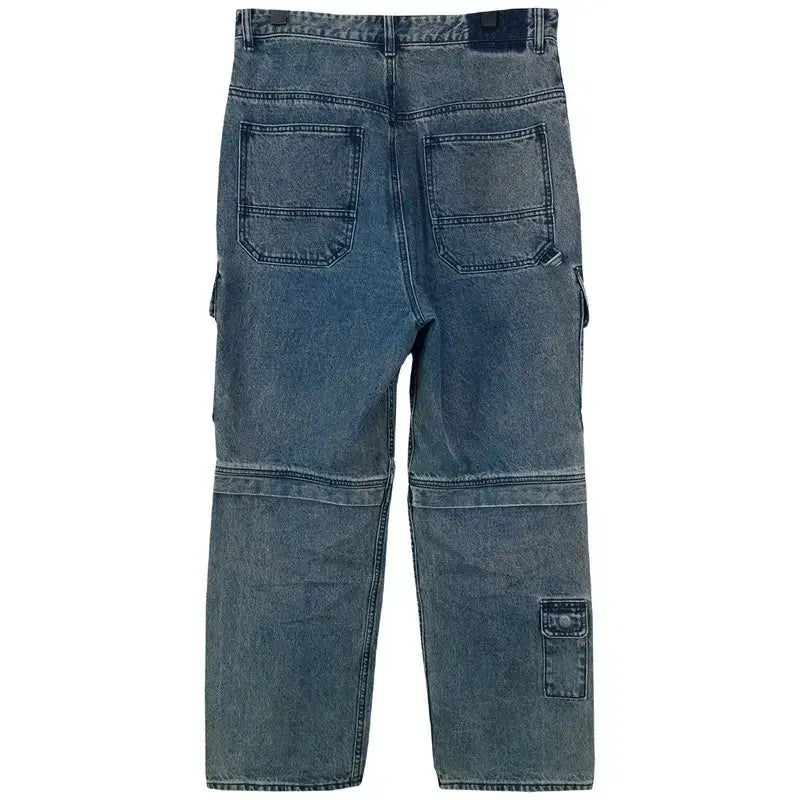 [BUNJANG] Ilcorso 23 F/W Multi-Pocket Utility Cargo Denim Pants / 일꼬르소 23 F/W 멀티 포켓 유틸리티 카고 데님 팬츠 M20040