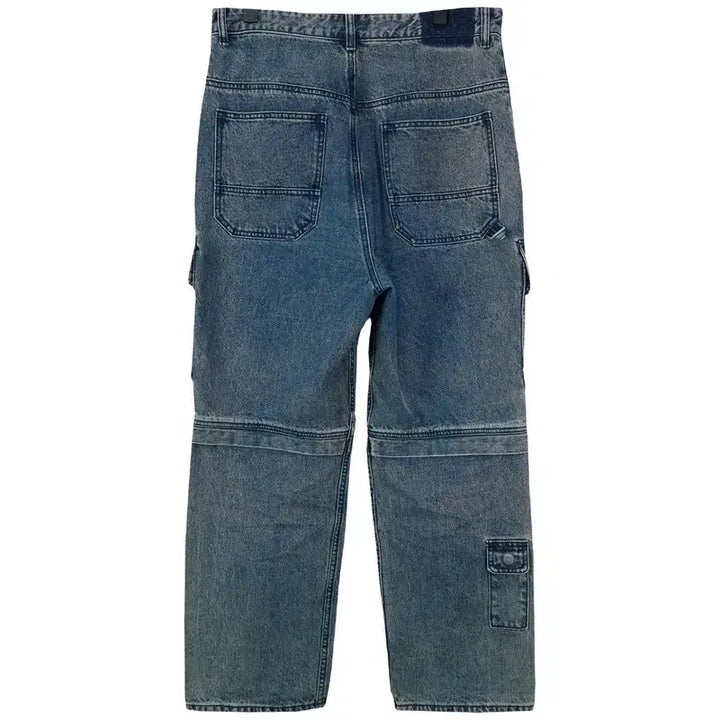 [BUNJANG] Ilcorso 23 F/W Multi-Pocket Utility Cargo Denim Pants / 일꼬르소 23 F/W 멀티 포켓 유틸리티 카고 데님 팬츠 M20040