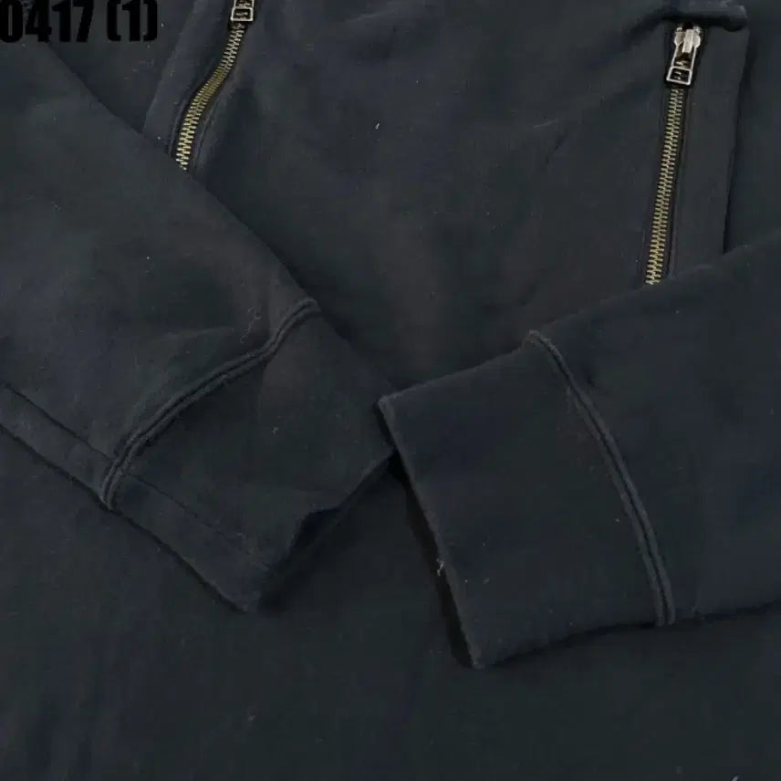 [BUNJANG] Nike Black Pocket Hoodie Zip-up / 나이키 블랙 후드 집업 포켓 후드