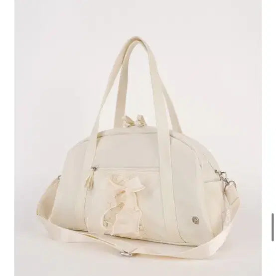 [BUNJANG] Obuni Daily Ribbon Gym Bag - Ivory / 오부니 Daily ribbon gym bag_ivory 데일리 리본 짐백