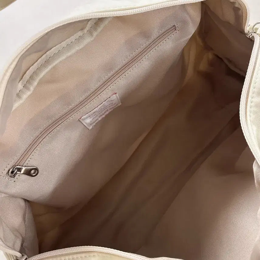 [BUNJANG] Obuni Daily Ribbon Gym Bag - Ivory / 오부니 Daily ribbon gym bag_ivory 데일리 리본 짐백