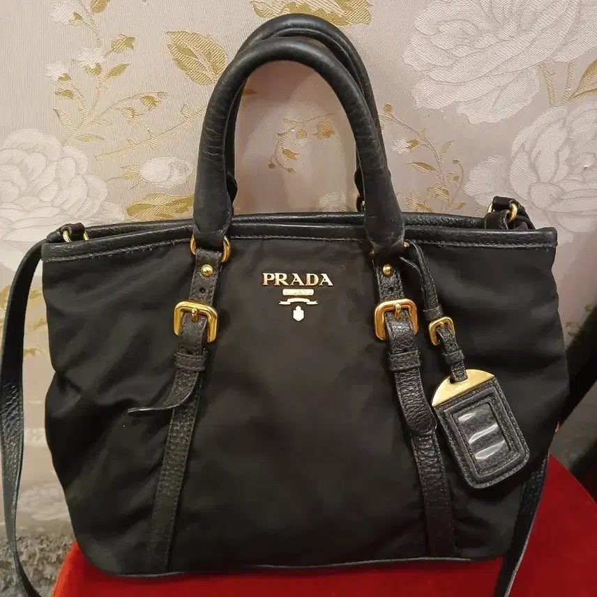 [SOLD OUT] (정품)프라다 테수토 리나일론 토트 겸 숄더백