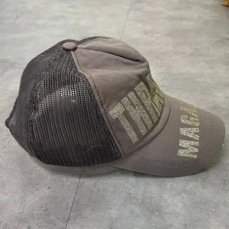 [BUNJANG] Free Trashier Magazine Vintage Y2K Mesh Trucker Cap Hat / 프리 트레셔 매거진 빈티지 Y2K 메쉬 트러커 캡 모자