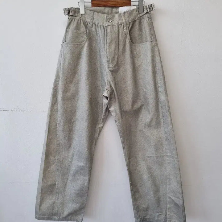 [BUNJANG] Leeje Coated Jeans Pants / 이예 코팅진 바지