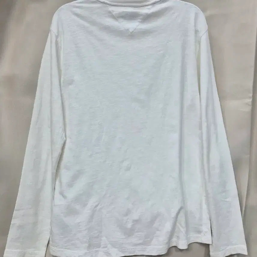 [BUNJANG] Tommy Hilfiger White Long Sleeve T-shirt / 타미힐피거 화이트 긴팔 티셔츠