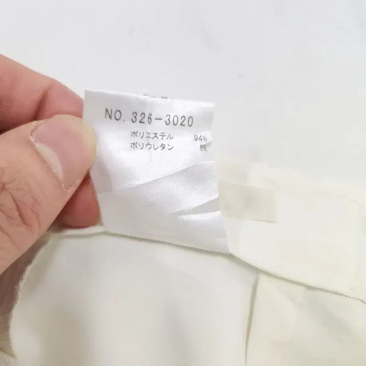 [BUNJANG] Vintage Cream White Slacks Pants / 빈티지 올드머니 크림화이트 슬랙스팬츠  MADE IN JAPAN