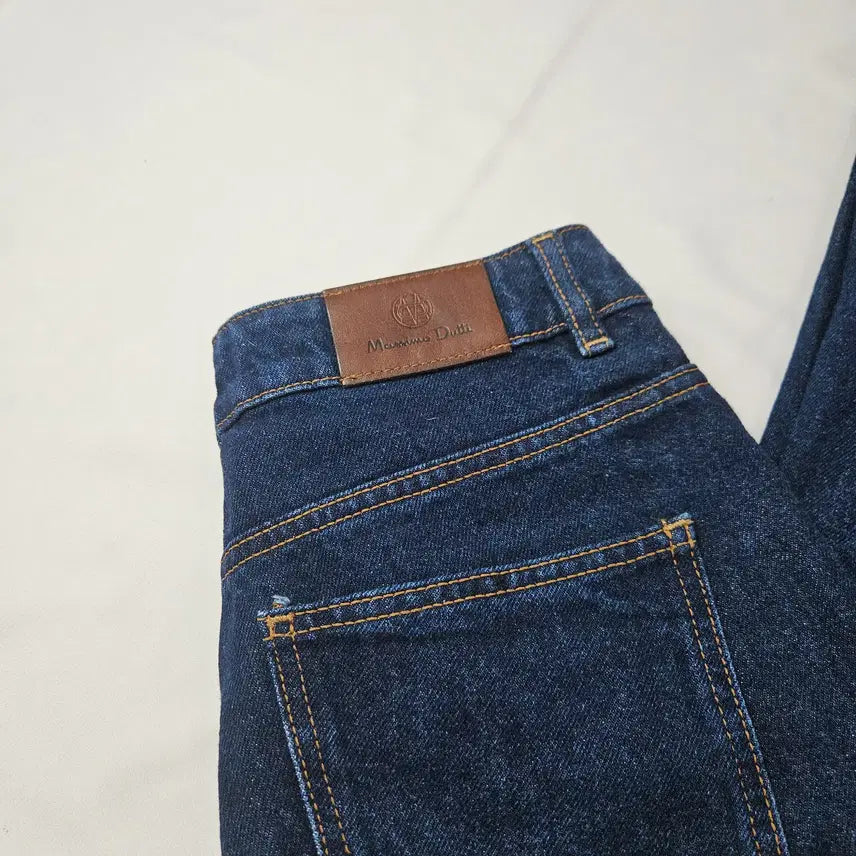 [BUNJANG] Massimo Dutti Denim Jeans - Semi-Wide 28 / 마시모두띠 가죽패치 데님팬츠 청바지 세미와이드 28