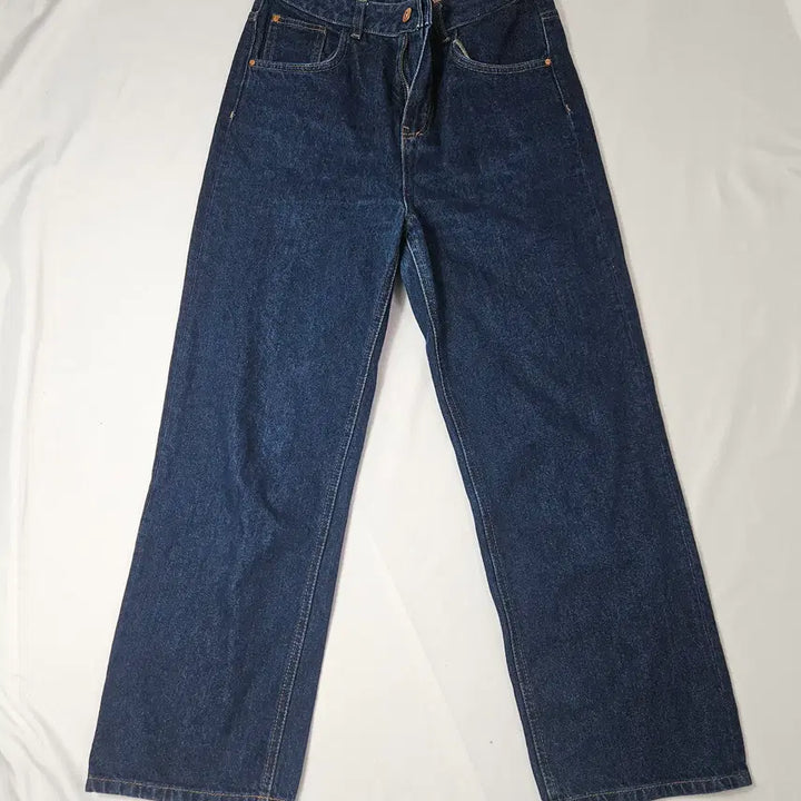 [BUNJANG] Massimo Dutti Denim Jeans - Semi-Wide 28 / 마시모두띠 가죽패치 데님팬츠 청바지 세미와이드 28
