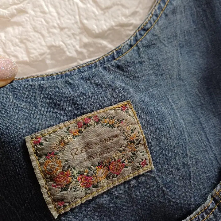[BUNJANG] Restroom Vintage Denim Dress / Restroom빈티지.  데님원피스